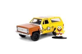 Carro Fundido Jada Toys - Bob Esponja e o Chevy Blazer de 1980