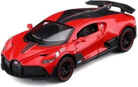 Carro fundido sob pressão Bugatti Divo Zinc Alloy 1:32 com LED para crianças