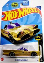 Carro fundido sob pressão Hot Wheels Série de TV Batmobile 131/250 4/5 Gold Carro fundido sob pressão Hot Wheels Série de TV Batmobile 131/250 4/5 Gold