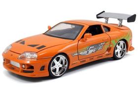 Carro fundido sob pressão Jada Toys Fast & Furious 1:24 Brian's Toyota Supra