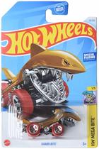 Carro fundido sob pressão Mattel Hot Wheels Shark Bite Mega Bite 1/5 Gold