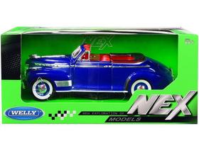 Carro fundido sob pressão Welly 1941 Chevy Special Deluxe 1/24 azul