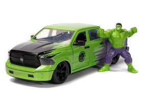 Carro Fundido Toy Jada Toys Marvel - Dodge Ram 1500 com Hulk (1:24)