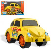 Carro Fusca Tuning Brinquedo 27cm Grande Colorido Meninos Carro Fusca Tuning Brinquedo 27cm Grande Colorido Meninos