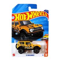 Carro Hot Wheels 21 Ford Bronco HW Hot Trucks Amarelo