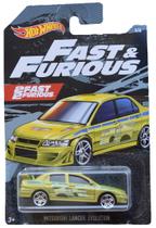 Carro Hot Wheels Fast & Furious - Mitsubishi Lancer em Miniatura