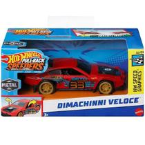 Carro HOT Wheels Pullback Mattel HPR70 Dimachinni Veloce VM