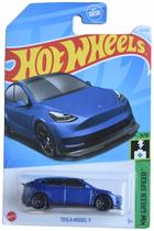 Carro Hot Wheels Tesla Model Y - Escala 1:64 - Mattel