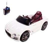 Carro Infantil Eletrico Bentley EXP12 12V Bel Com Controle Remoto Branco