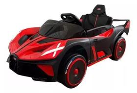 Carro Infantil Elétrico Esportivo Bugatti Vermelho 12v Toys Import