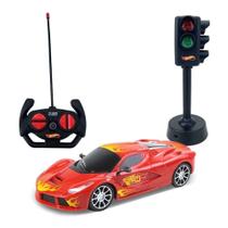 Carro Infantil Hot Wheels Controle e Semáforo - Mattel Carro Infantil Hot Wheels Controle e Semáforo - Mattel