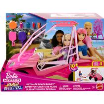Carro Jeep da Barbie Mistérios Detetives da Praia Mattel