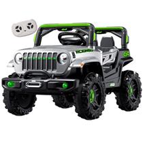 Carro Jeep Wrangler Rubicon Eletrico 12V CR Cinza Zippy Toys