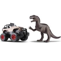 Carro Jipe C/ Dinossauro Acrocantossauro - Silmar Brinquedos