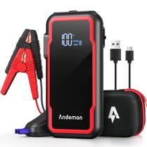 Carro Jump Starter Andaman 3000A Peak 20000mAh Power Bank vermelho