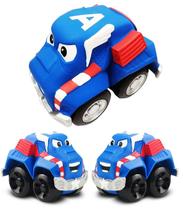 Carro Marvel Capitão América Chuck e Amigos 20cm Hasbro