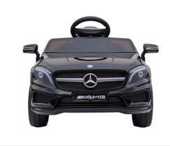 Carro Mercedes Benz C/controle Pr/vm/br Infantil Elétrico12v PRETO - BANG TOYS