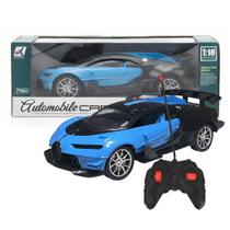 Carro Mini Miniatura Bugatti Chiron Controle Remoto 1 Por 16 4 Funções Com Luz Carro Mini Miniatura Bugatti Chiron Controle Remoto 1 Por 16 4 Funções Com Luz