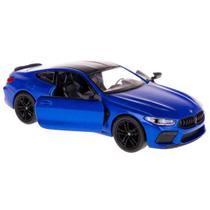 Carro Miniatura BMW M8 Escala 1:38 a Fricção Kinsmart (Azul)