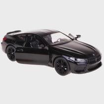 Carro Miniatura BMW M8 Escala 1:38 a Fricção Kinsmart (Preto)