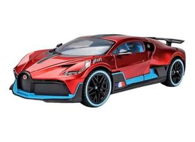 Carro Miniatura Bugatti Divo Fricção Abre Portas Luz E Som