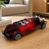 Carro Miniatura Colecionável Clássic Antigo Fricção Vermelho Carro Miniatura Colecionável Clássic Antigo Fricção Vermelho