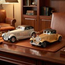 Carro Miniatura Colecionável Fricção Clássic Antigo Kit 2pçs Carro Miniatura Colecionável Fricção Clássic Antigo Kit 2pçs
