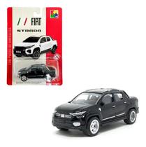 Carro Miniatura Fiat Strada Metal Pneu De Borracha 1 por 64