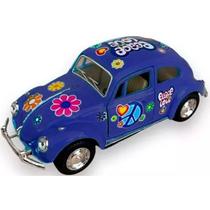 Carro Miniatura Fusca Hippie Azul Escala 1:43 6836-28 - Dorémi