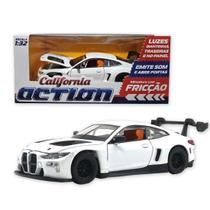 Carro Miniatura Metal BMW M4 GT3 1:32 Action c/ Som e Luz Carro Miniatura Metal BMW M4 GT3 1:32 Action c/ Som e Luz