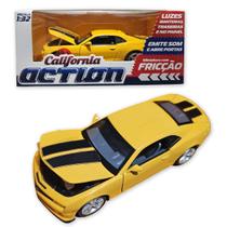 Carro Miniatura Metal Camaro SS 2013 1:32 Action c/ Som e Luz