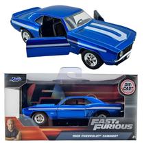 Carro Miniatura Velozes e Furiosos 1:32 1969 Chev Camaro Carro Miniatura Velozes e Furiosos 1:32 1969 Chev Camaro