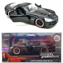 Carro Miniatura Velozes e Furiosos 1:32 Dodge Viper SRT Carro Miniatura Velozes e Furiosos 1:32 Dodge Viper SRT