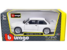 Carro Modelo Diecast Bburago BMW Série 3 M3 1988 Branco