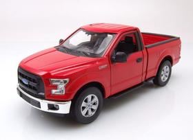 Carro modelo Diecast Welly 2015 Ford F-150 Regular Cab Red Carro modelo Diecast Welly 2015 Ford F-150 Regular Cab Red