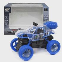 Carro Musical "Stunt Car", Com Fumaça Luz E Som (azul)