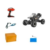 Carro Off-road 4wd Rc 1:12 1:16 37cm Luzes Led 24g Controle Remoto Buggy Truck Toy Para Crianças