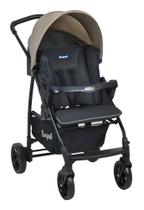 Carro Para Bebe Burigotto Ecco Cinza Bege