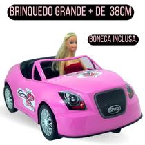 Carro Para Boneca Grande Rosa Lindo Brinquedo Para Menina