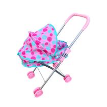 Carro para boneca Passeio Divertido Berço Estampa de Bolinhas Carro para boneca Passeio Divertido Berço Estampa de Bolinhas