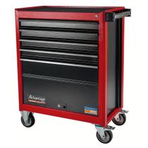 Carro para Ferramentas 5 Gavetas e 1 Porta Tramontina PRO Vermelho