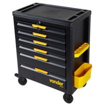 Carro Para Ferramentas Vonder 625 Mm X 350 Mm X 730 Mm Aço Carbono 6 Gavetas Preto Carro Para Ferramentas Vonder 625 Mm X 350 Mm X 730 Mm Aço Carbono 6 Gavetas Preto
