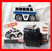 Carro patrulha c/controle remoto - fusca e kombi Carro patrulha c/controle remoto - fusca e kombi