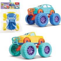 Carro pick-up tchuco baby roda livre 17x15x13cm na solapa - SAMBA TOYS