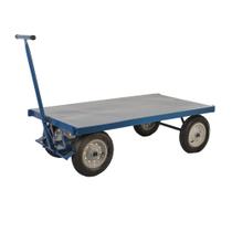 Carro Plataforma 400kg Com Tampo Em Aço Pla400 Fercar