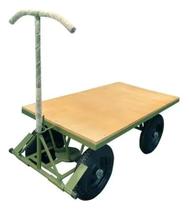 Carro Plataforma 5ª Roda Assoalho Madeira Carga 800kg