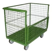 Carro Plataforma Fechado Em Tela 800kg