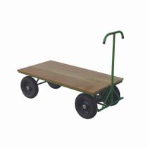 Carro Plataforma Pequeno Madeira Pneumatico 400kg B18AP BENATTI