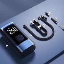 Carro Pneu Inflator Bomba De Ar Elétrica Mini Portátil Sem Fio Compressor Para Motocicleta Bicicleta CZX-11