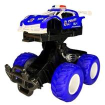 Carro Policia Fricçao Rodas Emborrachadas
